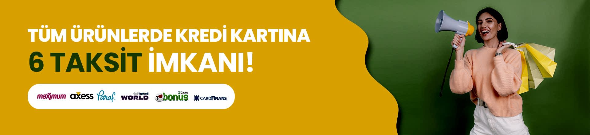 Tüm Ürünlerde Taksit İmkanı