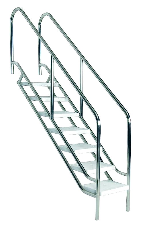 ASTRAL - Havuz Merdiveni 6 Basamaklı Astral Eğik Terapi Merdiveni