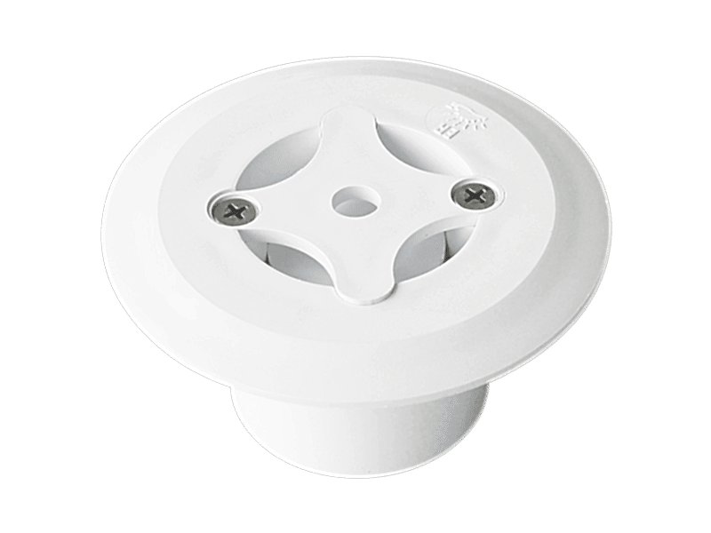 POOLLINE - Havuz Besi Ağzı Debi Ayarlı Plastik Beyaz D.63