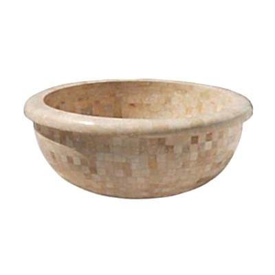 POOLLINE - Mermer Lavabo D.42*15 cm Poolline CDM-09