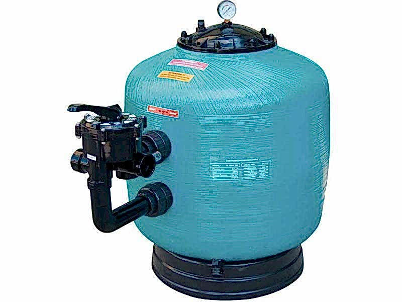 GEMAŞ - Havuz Filtresi D.450 Gemaş Filtrex Polyester Kum Filtresi Altıyollu Vana İle Beraber