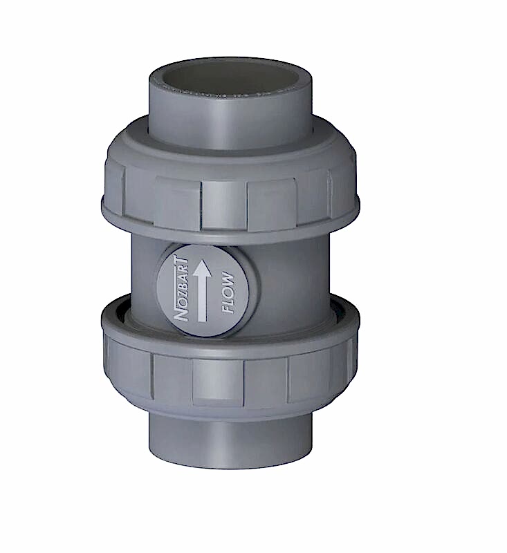 NOZBART - D.75 Pvc Çekvalf Nozbart