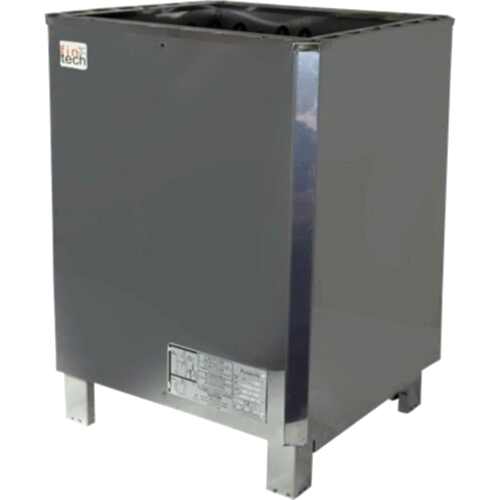 FINTECH - Sauna Sobası Fintech Club 12 Kw Dışarıdan Kumanda Panolu Siyah 11-18 M³