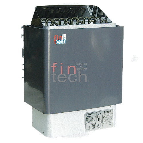 FINTECH - Sauna Sobası Fintech Club 4,5 Kw Dışarıdan Kumanda Panolu Gri 3-6 M³
