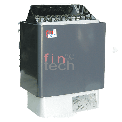 FINTECH - Sauna Sobası Fintech Club 9 Kw Dışarıdan Kumanda Panolu Gri 9-13 M³
