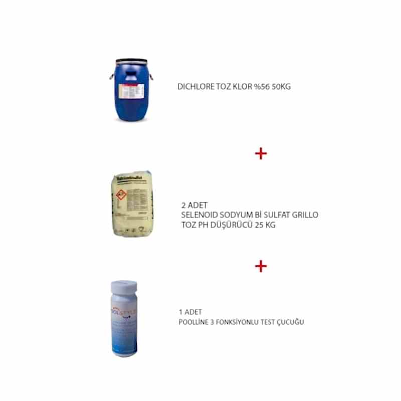  - Havuz Kimyasal Paketi 4, Havuz Bakım Paketi