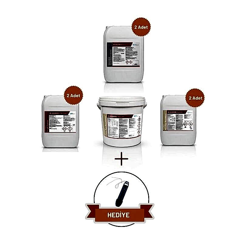 SELENOID - Havuz Kışlık Bakım Kimyasal Seti - Standart