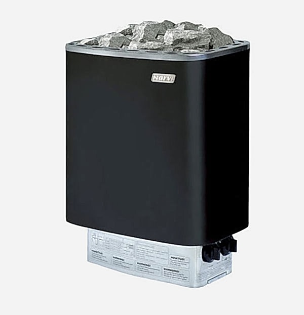 NARVİ - Sauna Sobası Narvi Nm 9 Kw Üzerinden Kumandalı Paslanmaz Siyah 9-15 M³