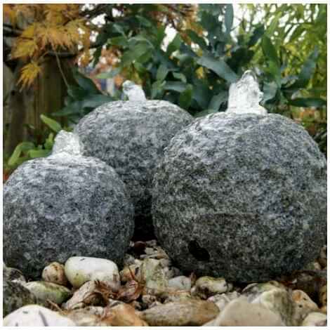 POOLLINE - Poolline Petros 3'lü Granit Süs Havuzu Seti