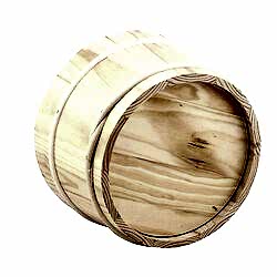 Poolline Sauna Kova Kepçe Takımı Ahşap 5Lt - Thumbnail