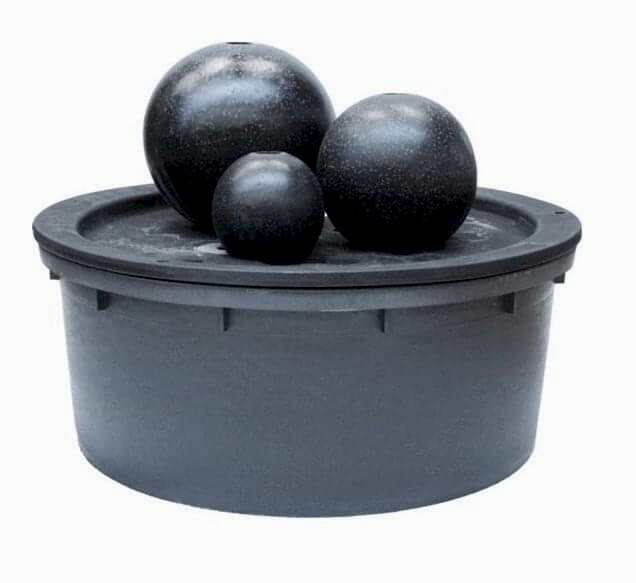 POOLLINE - Poolline Triyanda 3'lü Terazzo Süs Havuzu Seti