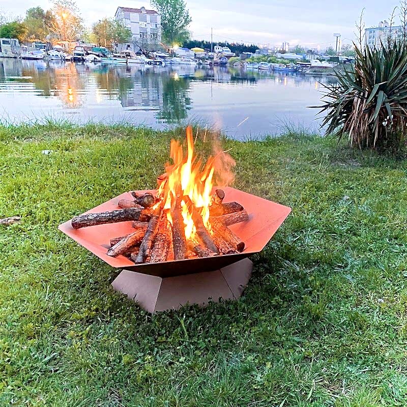 POOLLINE - Poolline Venüs Odunlu Bahçe Şöminesi