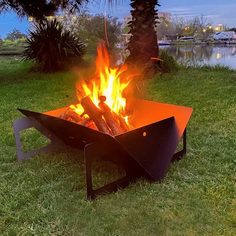 POOLLINE - Poolline Vesta Odunlu Bahçe Şöminesi