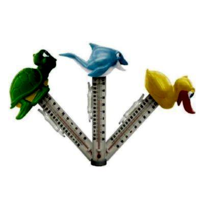 POOLLINE - Poolline Yüzer Tip Happy Zoo Termometre, Havuz Derecesi