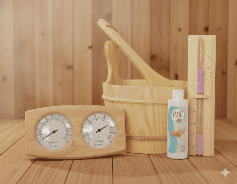 POOLLINE - Sauna Aksesuarları Paketi Maxi Set