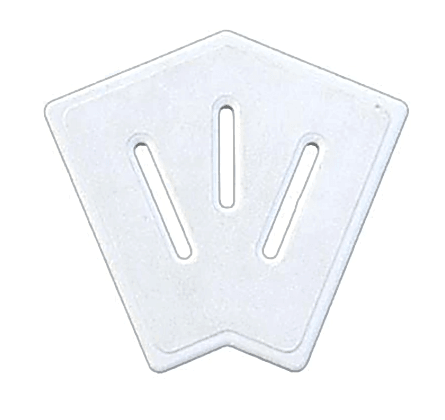 POOLLINE - Havuz Savak Köşe Parçası 20 CM 45°, Havuz Kenarı Köşe Parçası