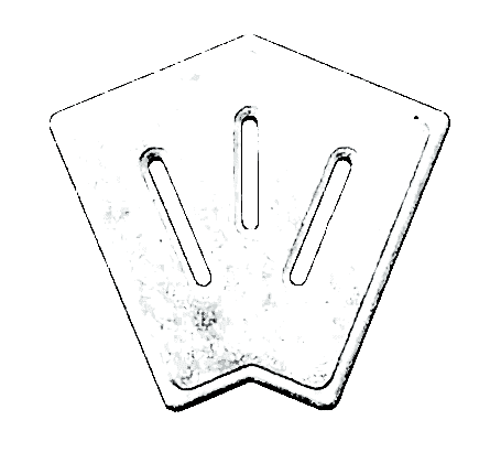 POOLLINE - Havuz Savak Köşe Parçası 25 CM 45°, Havuz Kenarı Köşe Parçası