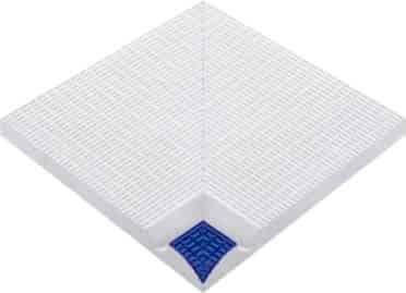 SERAPOOL - Serapool Pötikare Profilli Tutamak L İç Köşe Kobalt 25X25, Havuz Porselen Kaplama Malzemesi