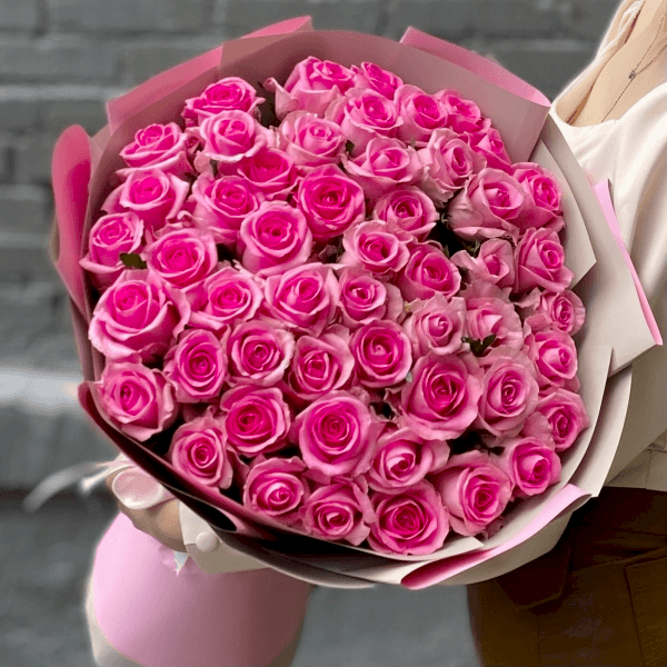  Antalya Çiçek Siparişi - 51 Adet Pembe  Gül Buketi